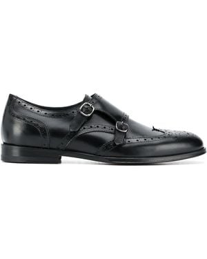 SCAROSSO Kate Monk Shoes - Black