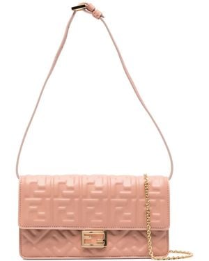 Fendi Sac À Bandoulière Baguette - Rose