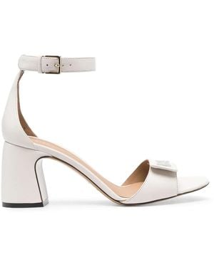 Emporio Armani Open-Toe Sandals - Metallic