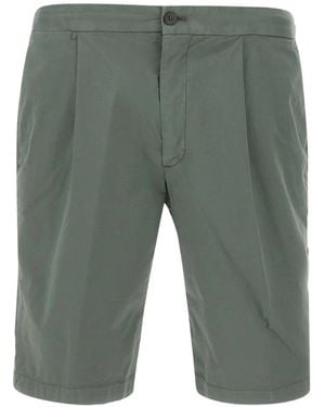 Devore Geplooide Shorts - Grijs