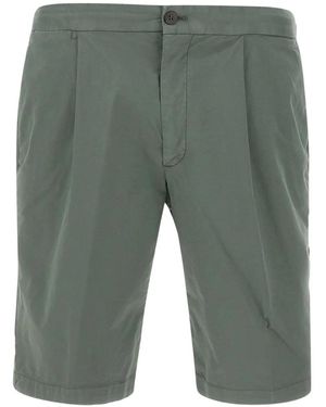 Devore Short À Design Plissé - Gris