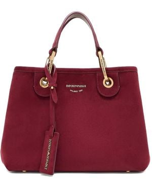 Emporio Armani Top-Handle Tote Bag - Red