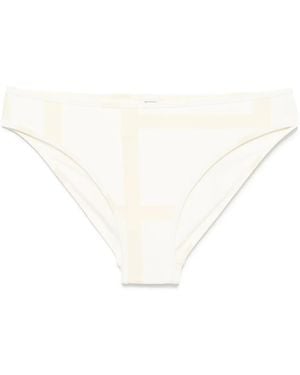 TOTEME Bikinislip Met Monogram - Wit