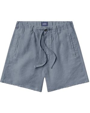 Citizens of Humanity Drawstring-Waistband Shorts - Blue