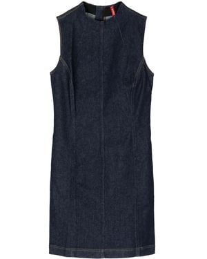 Spanx Kurzes Jeanskleid - Blau