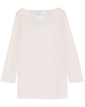 Purotatto Long-Sleeved Top - White