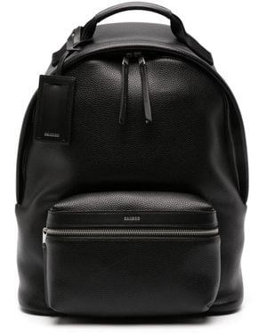 Sandro Coated Canvas Backpack - Black