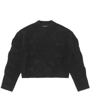 HELIOT EMIL Jersey De Punto En Espiral - Negro