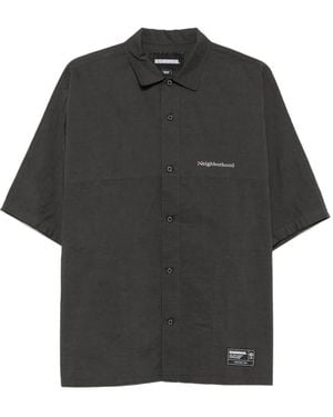 Neighborhood Short-Sleeve Shirt - Black