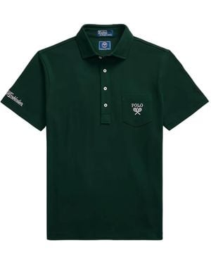 Polo Ralph Lauren Tennis Crest Polo Shirt - Green