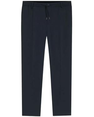 BOSS Stretch-Twill Chino Met Trekkoord - Blauw
