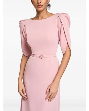 Cristallini Consuelo Midi Dress - Pink