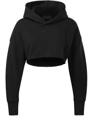 Reebok Cropped Hoodie - Black
