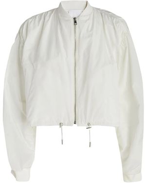 Mantu Bomber Con Zip - Bianco