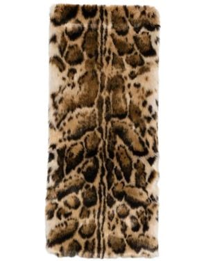 Etro Sjaal Met Luipaard-Print En Bloemen-Print - Metallic
