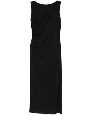 Pennyblack Vestido Midi Fruncido - Negro