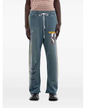 PALY Streetwise Airbrush Track Pants - Blue