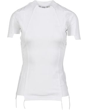 Vetements Embroidered Logo T-Shirt - White