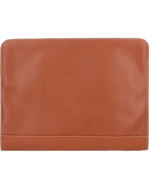 Longchamp Le Foulonné Leather Case - Brown