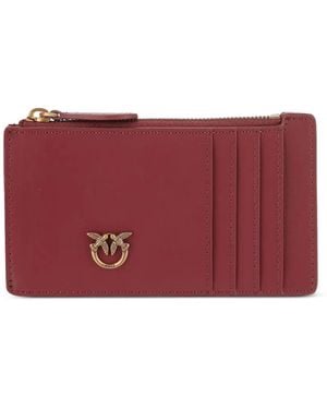 Pinko Love Birds Wallet - レッド
