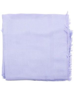 Elisabetta Franchi Fringed Scarf - Purple