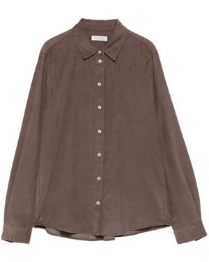 Marc O' Polo Corduroy Long-Sleeve Shirt - Brown