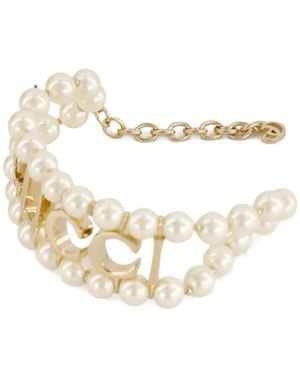 Gucci Pearl-Embellished Bracelet - White