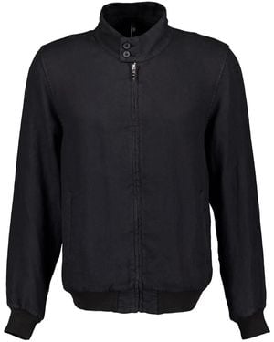 120% Lino Linnen Bomberjack - Blauw