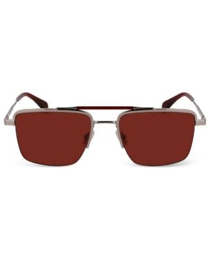 Paul Smith Lunettes De Soleil Landor À Monture Pilote - Brown