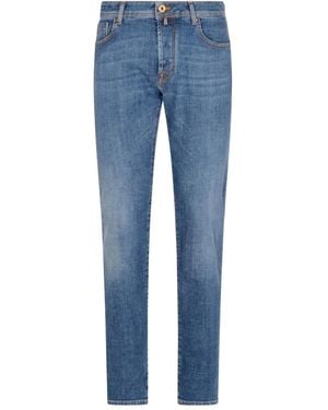 Jacob Cohen Button Jeans - Blue