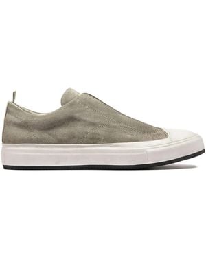 Officine Creative スエード スリッポン スニーカー - ホワイト