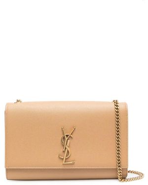 Saint Laurent Kate Schultertasche - Natur