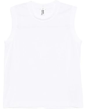 Noir Kei Ninomiya Cotton Tank Top - White