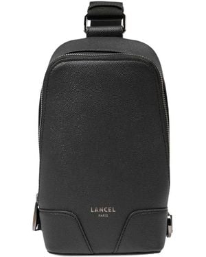 Lancel Leather Zip-Fastening Backpack Bag - Black