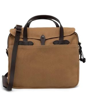 Filson Rugged Twill Original Briefcase - Brown