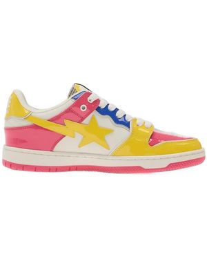 A Bathing Ape Sk8 Sta 2 Trainers - White