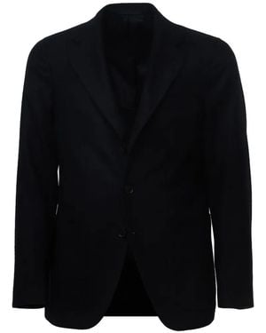 Caruso Aida Single-Breasted Blazer - Black