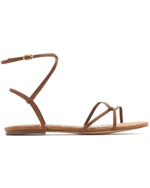 Sam Edelman Ellina Strappy Flat Sandals - White
