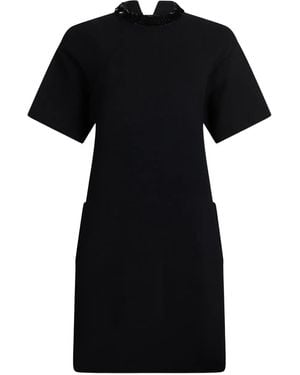 Liu Jo Dress With Sequins - Black