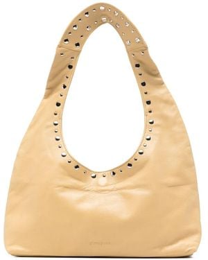 GIMAGUAS Franca Studded Tote Bag - Natural