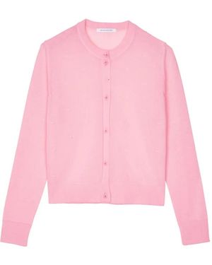 Cecilie Bahnsen Cardigan À Détail De Nœud Floh - Pink