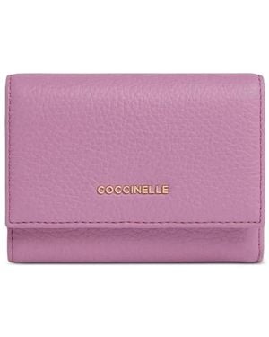 Coccinelle Logo-Appliqué Wallet - Purple