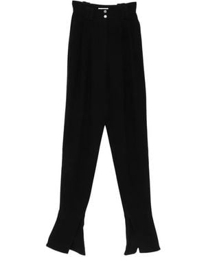 Vestiaire d'un Oiseau Libre Vector Hose Mit Schlitzsaum - Schwarz