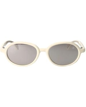 Moncler Caprice Round-Frame Sunglasses - Grey