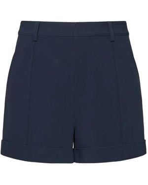 Cinq À Sept Mindy Cuffed Shorts - Blue