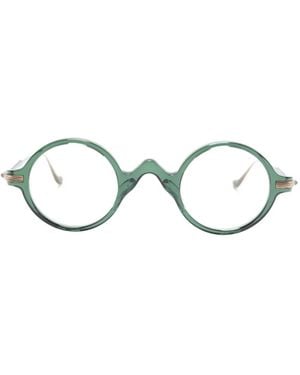 Matsuda Round-Frame Glasses - Green