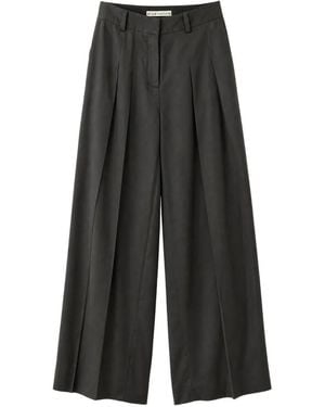 Alice + Olivia Blaire Pleated Tailored Trousers - Black