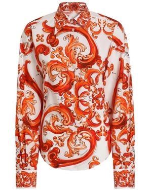 Dolce & Gabbana Buttoned Shirt - Red