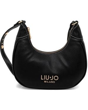 Liu Jo Logo Shoulder Bag - Black