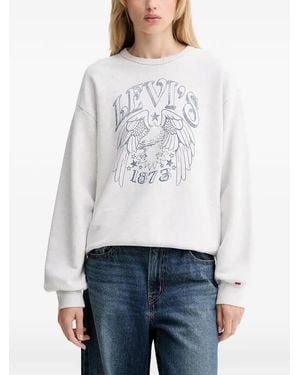 Levi's Graphic-Print Jumper - Grey